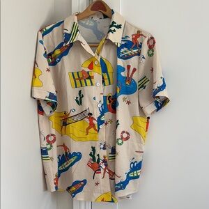 Colorful Graphic Men's Shirt